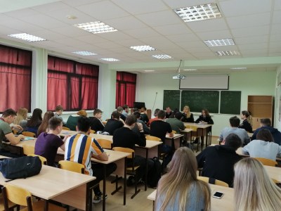 Встреча студентов НВГУ с сотрудниками полиции и др.